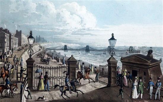 T. Sutherland Royal Chain Pier, Brighton. (Taken from Phillips Confectioner, Steine.) 11 x 14.25in.